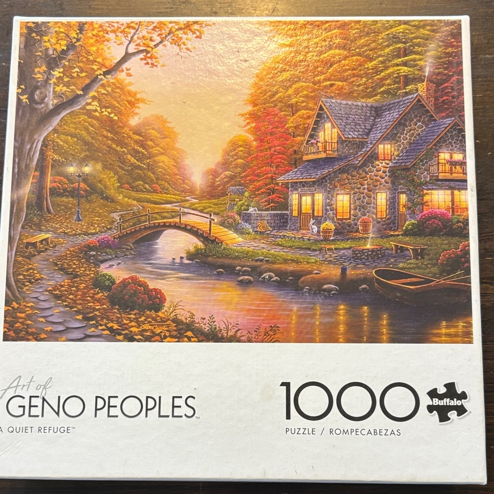 Buffalo Games 1000-Piece Puzzle, “A Quiet Refuge”